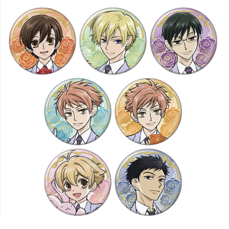 Oran High School Host Club - 20th Anniversary - All Badges