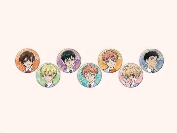 Oran High School Host Club - 20th Anniversary - All Badges