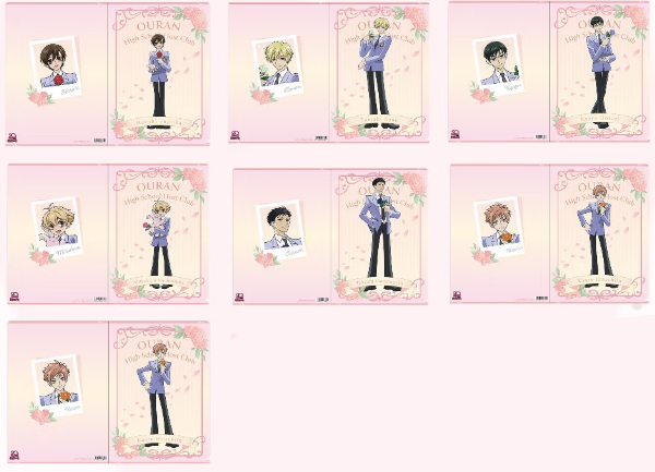 Oran High School Host Club - 20th Anniversary - Character Folder
