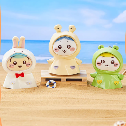 Chiikawa - Summer Series -  Raincoat Keychain
