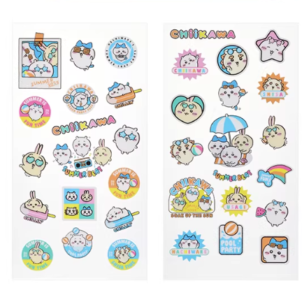 Chiikawa - Summer Series - Transfer Stickers