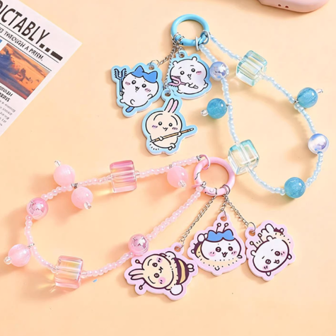 Chiikawa - Cute Beaded Keychain