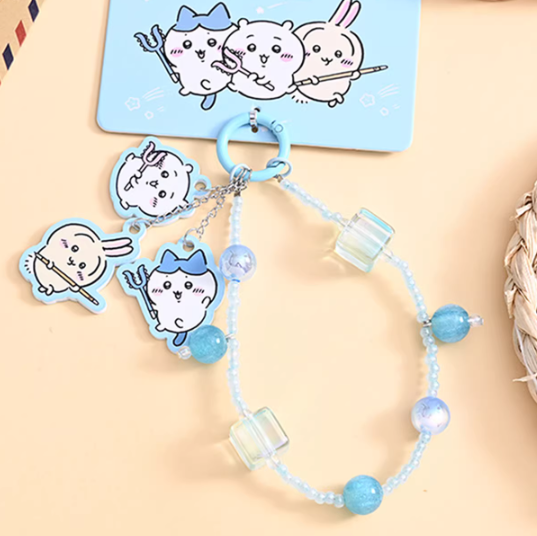Chiikawa - Cute Beaded Keychain