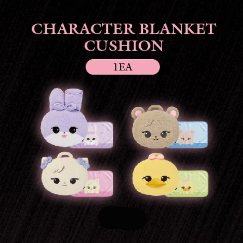 BLACKPINK - CHARACTER BLANKETCUSHION