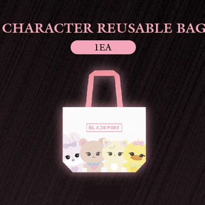BLACKPINK - CHARACTER REUSABLE BAG