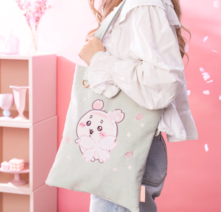 Chiikawa - Sakura Fairy Denim Tote Bag