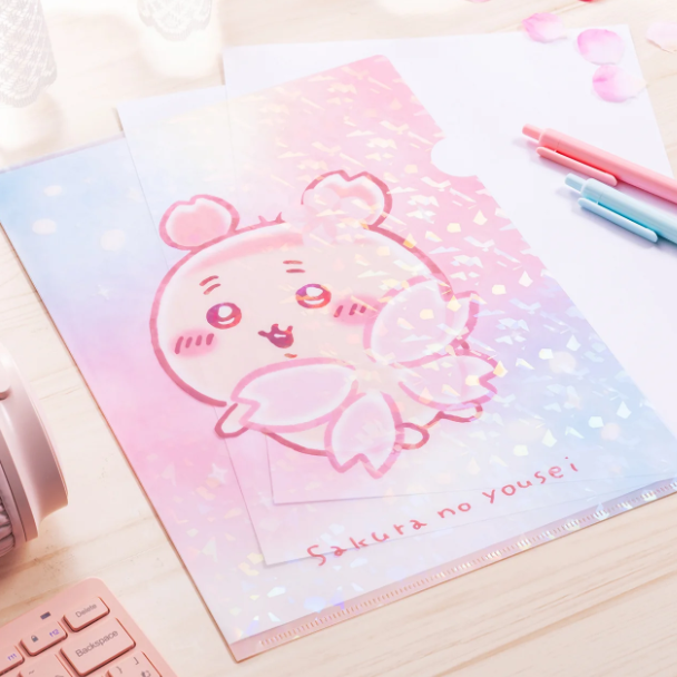 Chiikawa - Sakura Fairy Transparent Folder