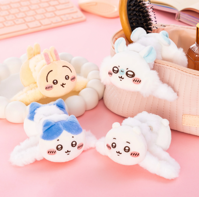 Chiikawa - Plush Face Hair Clip