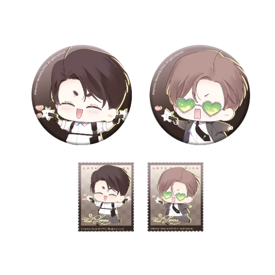 4 Week Lovers - Love Tracking Q-version Badge