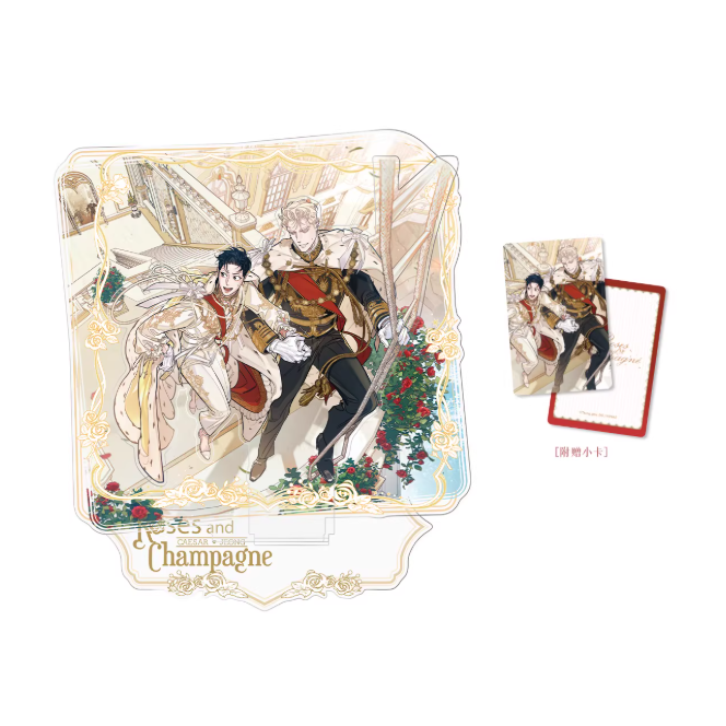 Roses and Champagne - Double Acrylic Standee