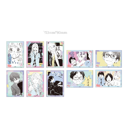 【Pre-Order】Your Lie in April - Original Artwork Series Square Tin Badge Blind Box
