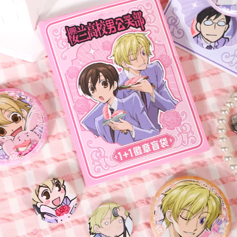 Ouran High School Host Club - 1+1 Badge Blind Bag