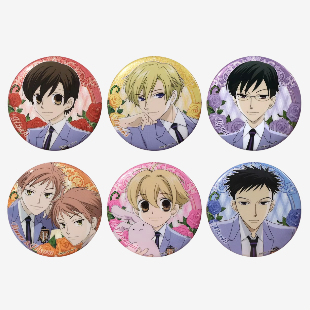 Ouran High School Host Club - School Uniform Rose Blind Draw Badge