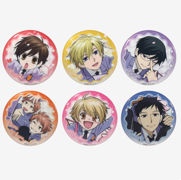 Ouran High School Host Club - School Uniform Rose Blind Draw Badge