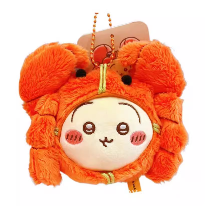 Chiikawa - Shanghai Limited Edition Hairy Crab Series Plush Keychains