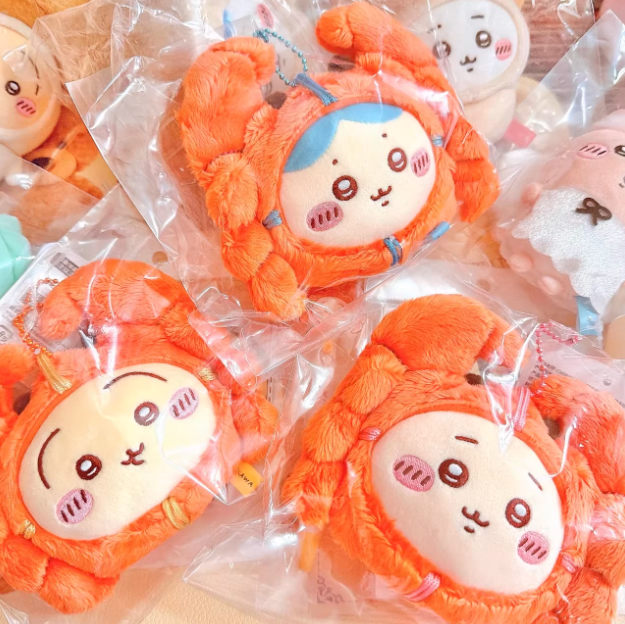 Chiikawa - Shanghai Limited Edition Hairy Crab Series Plush Keychains