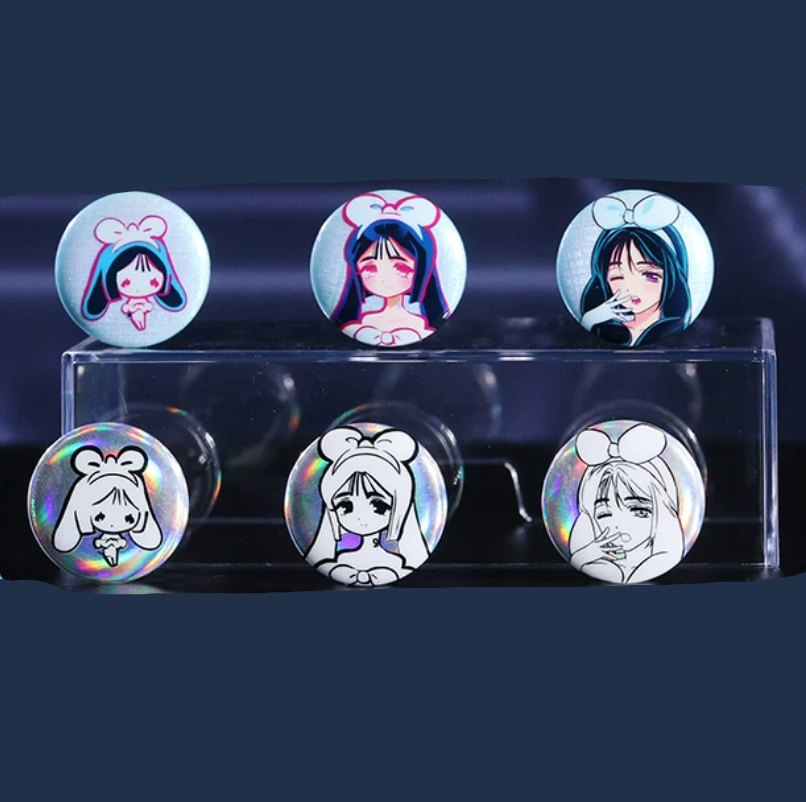 Alien Stage - Rabbit Series - Badge Beans