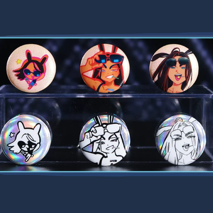 Alien Stage - Rabbit Series - Badge Beans