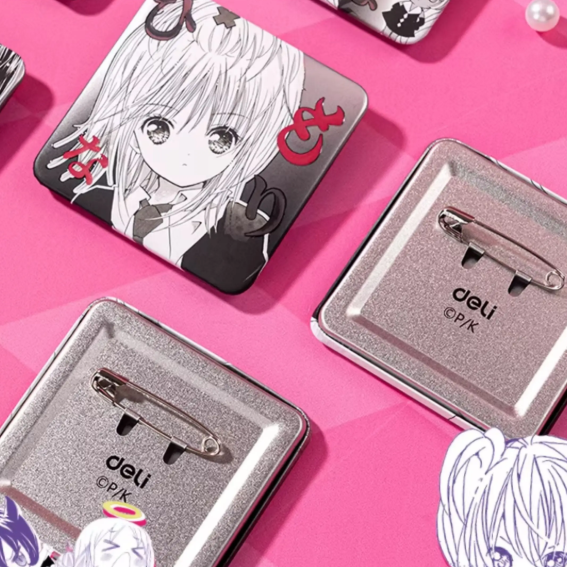 Shugo Chara - Square Comic Badge