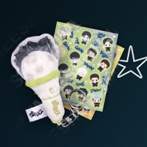 【Pre-Order】Lezhin - Light Stick Plush Keychain