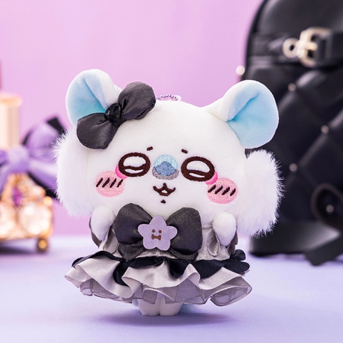 【Pre-Order】Chiikawa - Magical Girl Series - Black Magic Momonga Plush Keychain
