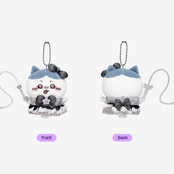 【Pre-Order】Chiikawa - Magical Girl Series - Black Magic Momonga Plush Keychain