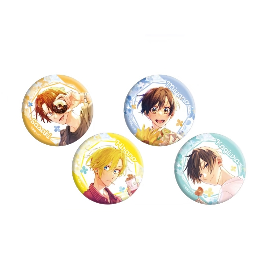 【Pre-Order】Sasaki And Miyano - Animate Cafe - Character Badge