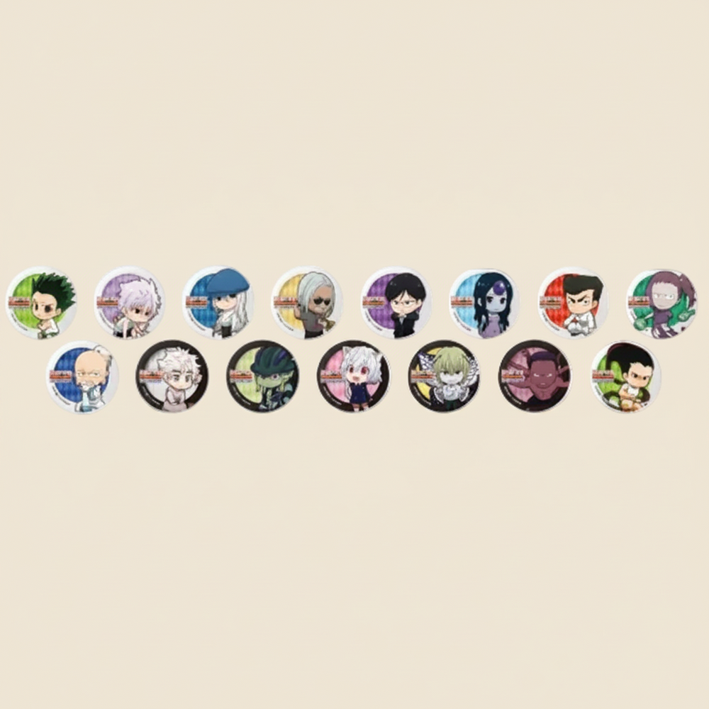 【Pre-Order】HUNTER×HUNTER - Animate Cafe - Random Chibi Badge A (Chimera Ant Arc)