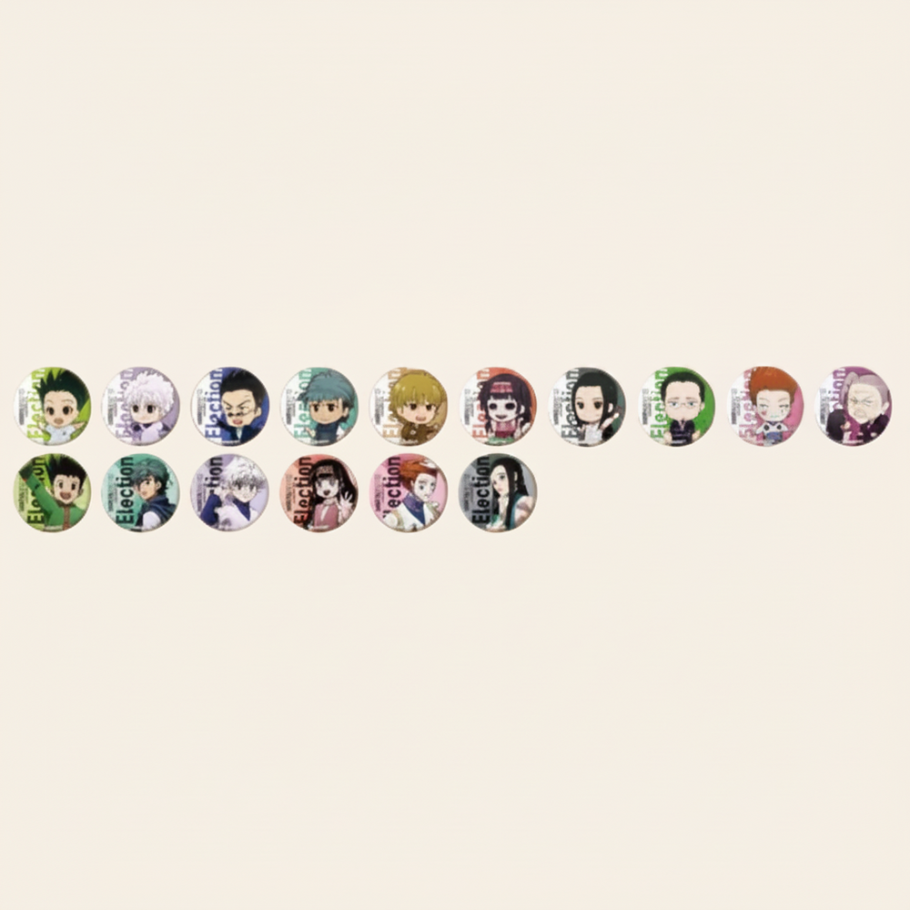 【Pre-Order】HUNTER×HUNTER - Animate Cafe - Random Chibi Badge B (Election Arc)