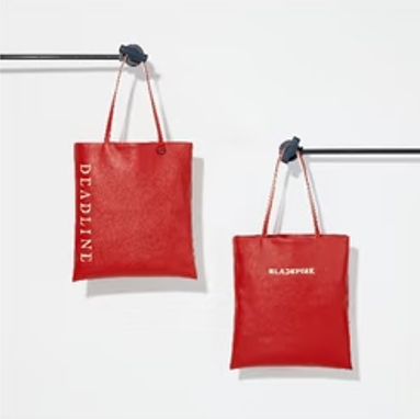 【Pre-Order】BLACKPINK - 3rd MINI ALBUM - FAUX LEATHER TOTE BAG