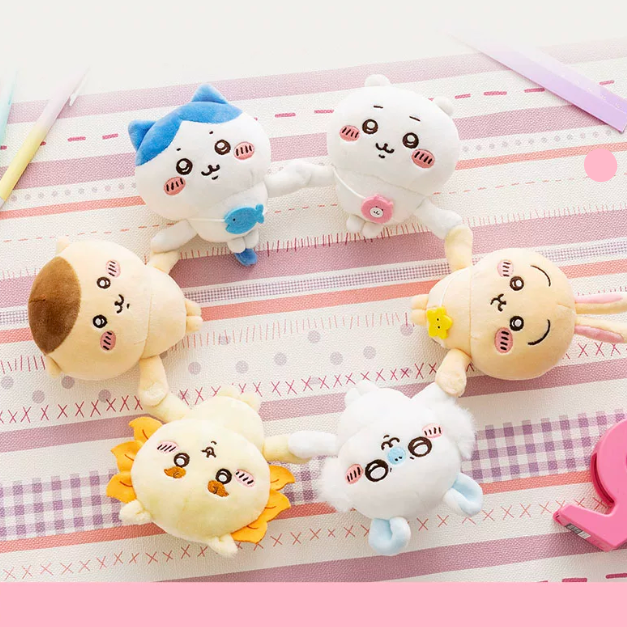 【Pre-Order】Chiikawa - Hand-in-hand Magnetic Plush Toy