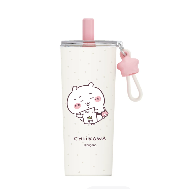【Pre-Order】Chiikawa -Sweet Star Straw Insulated Mug 650ml