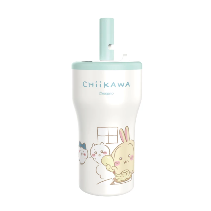 【Pre-Order】Chiikawa - Insulated Water Bottle With Straw 630ml