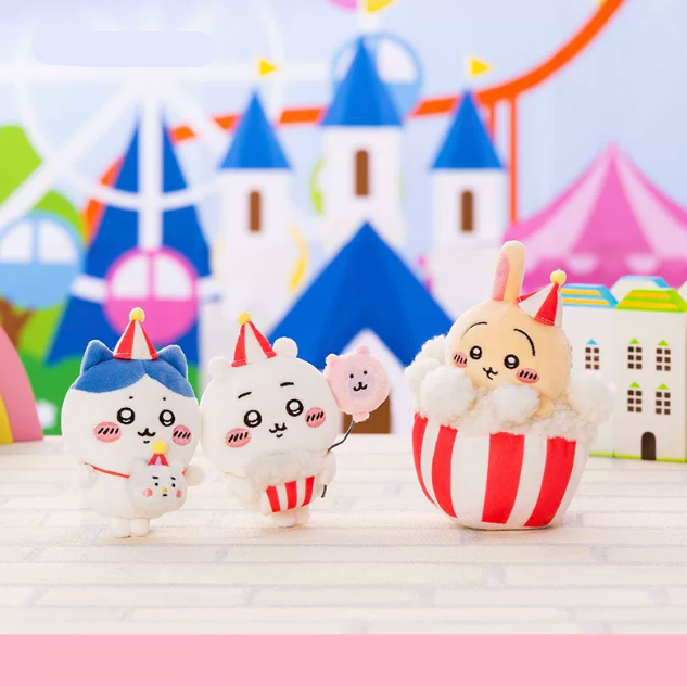 【Pre-Order】Chiikawa - Paradise Series Plush Keychain Popcorn