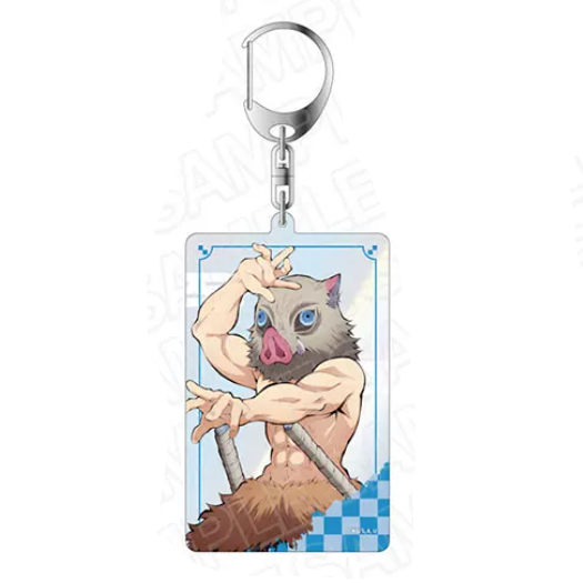 【Pre-Order】Demon Slayer - Laser Acrylic Keychain (Full Body Art)