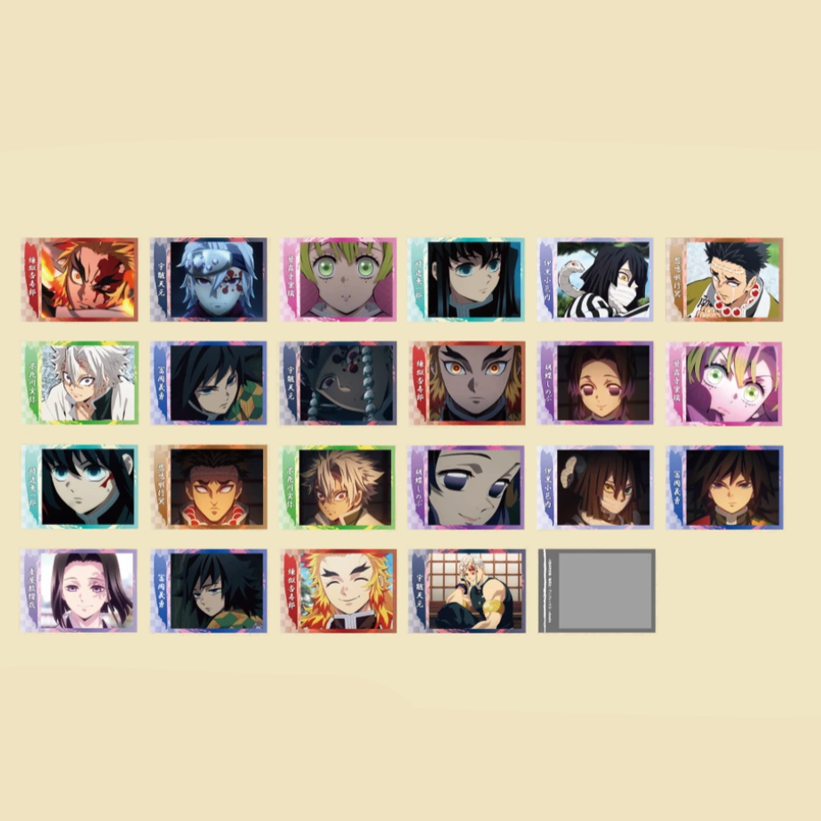 【Pre-Order】Demon Slayer - Polaroid Style Card Vol.1 Blind Box (22 Styles Total)