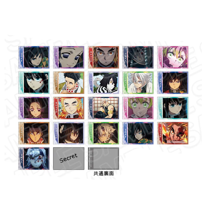 【Pre-Order】Demon Slayer - Polaroid Style Card Vol.1 Blind Box (22 Styles Total)