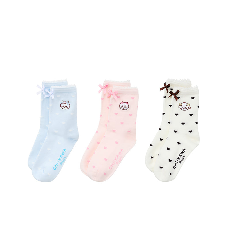 【Pre-Order】Chiikawa - Energetic Hairstyle Series - Socks (Random)