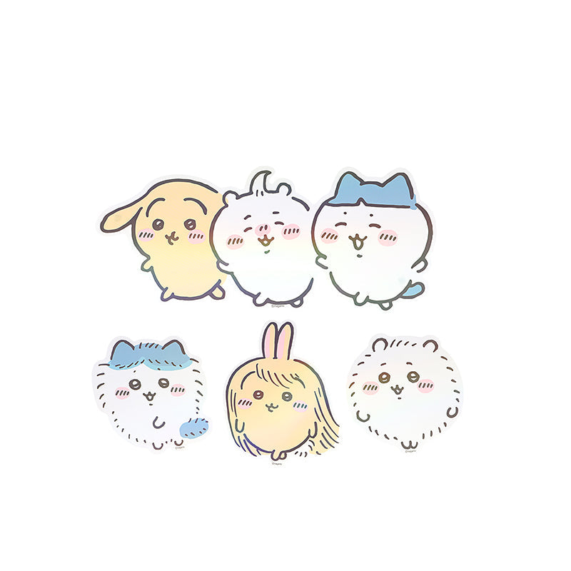 【Pre-Order】Chiikawa - Energetic Hairstyle Series - Luggage Stickers