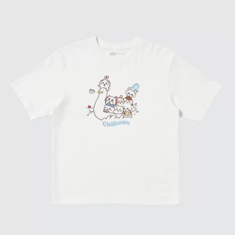 Chiikawa - UNIQLO - Short Sleeve T-Shirt White