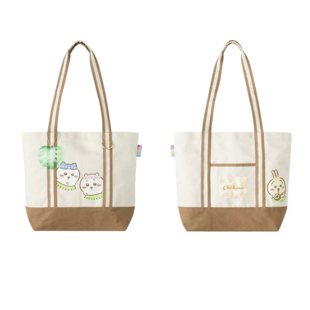 【Pre-Order】Chiikawa - Movie Series Mermaid Island Embroidered Tote Bag