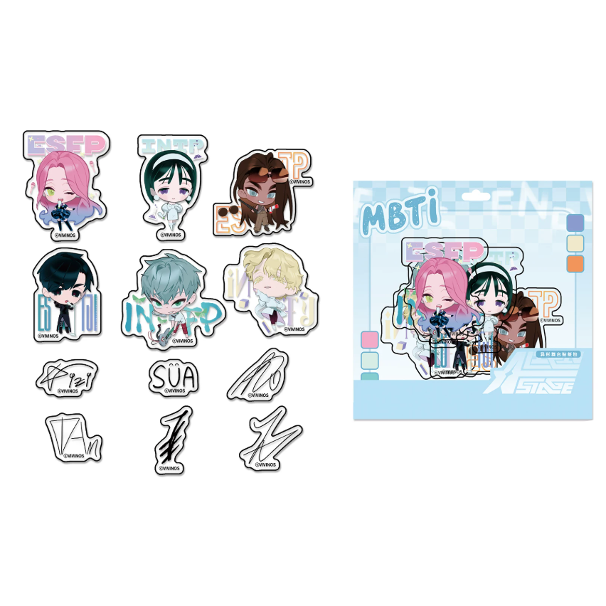 【Pre-Order】Alien Stage - New Year's Eve Season SP Series - MBTI Sticker Pack