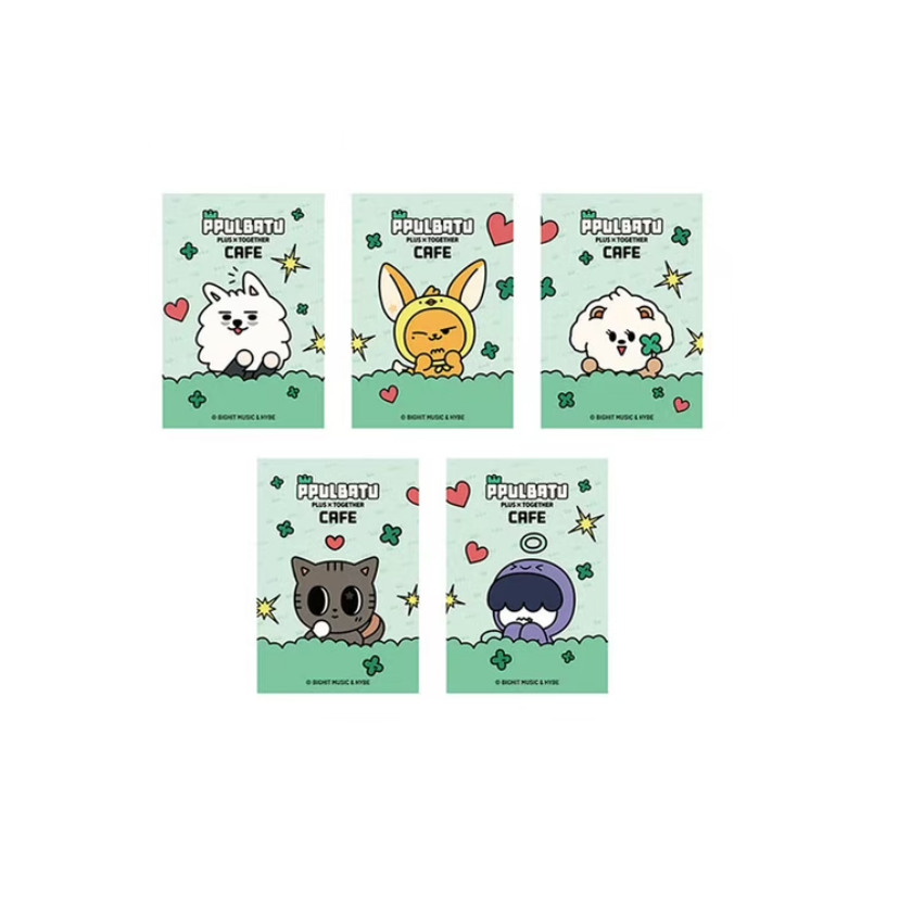 PPULBATU CAFE - Set Of 5 Postcards