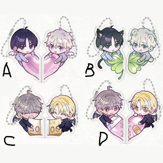 Sora's Eyes × Time and Fate - Acrylic Magnetic Keychain