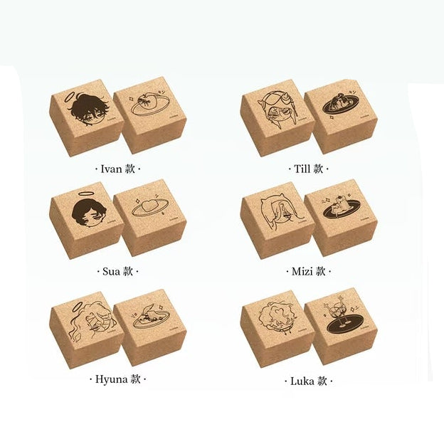【Pre-Order】Alien Stage - March Monster Cafe - Q-Version Stamp Set