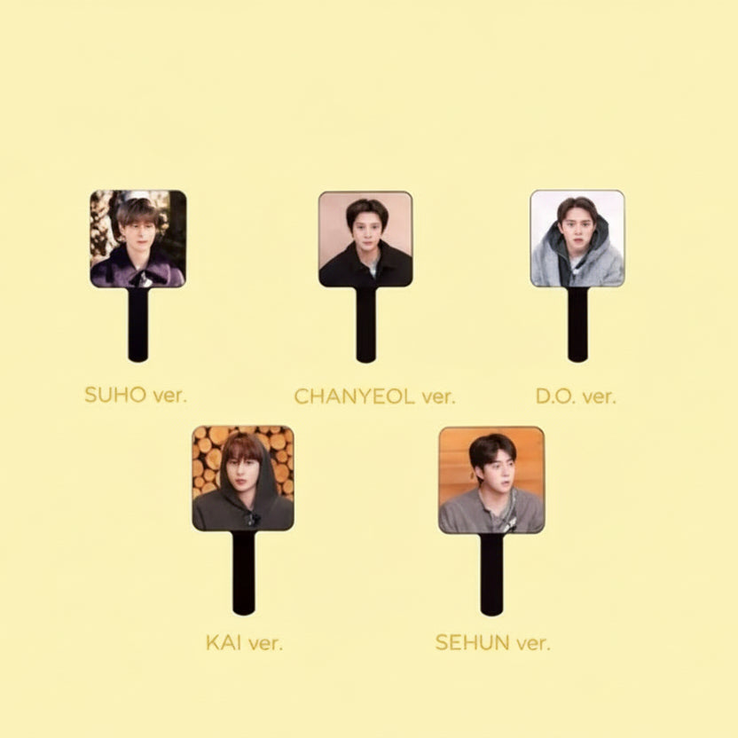 【Pre-Order】EXO - Travel The World On A Ladder Handheld Mirror