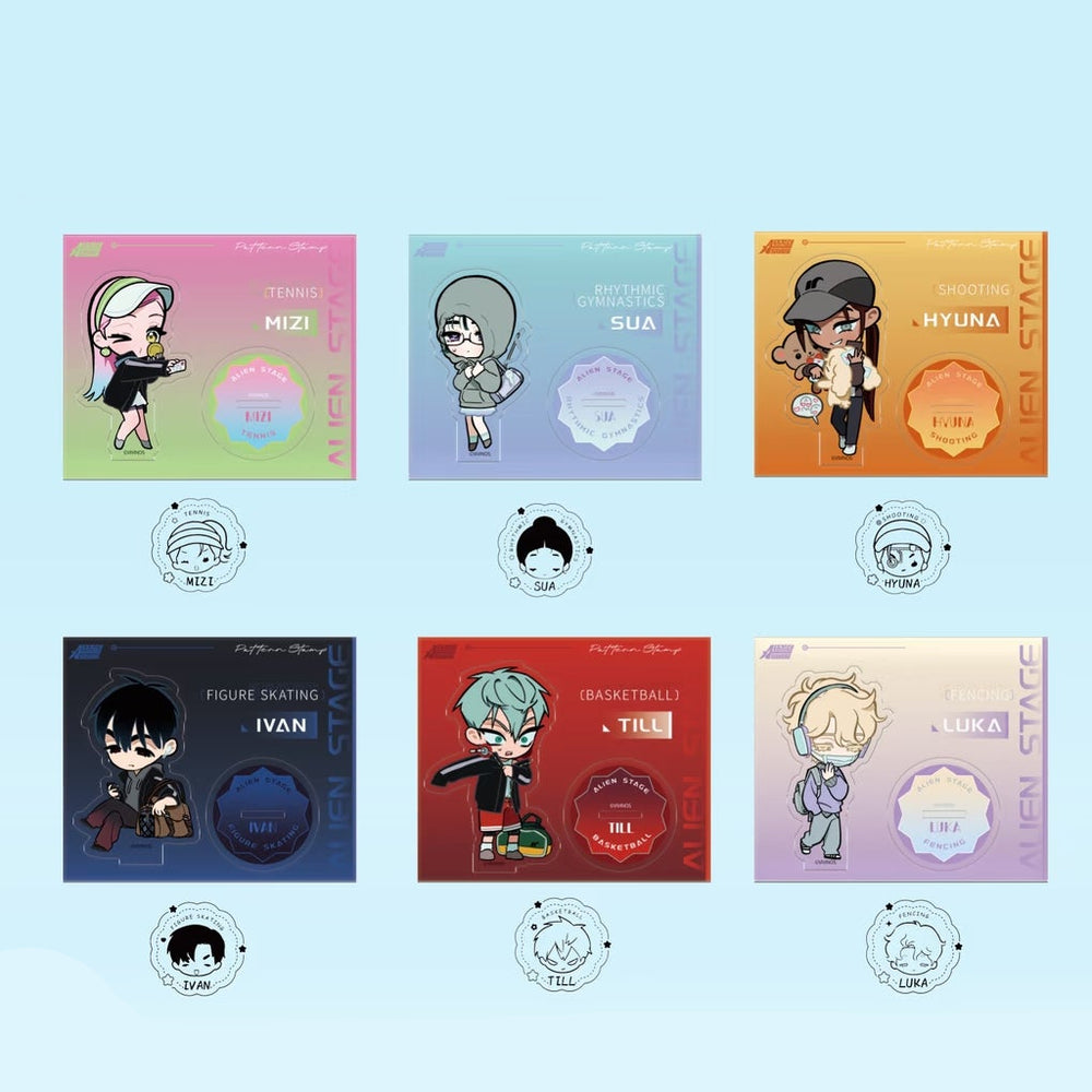 Alien Stage - 3rd Anniversary - LOVE Acrylic Stamp