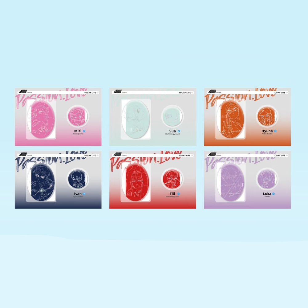 Alien Stage - 3rd Anniversary - Passion Line Art Irregular Shaped Badges