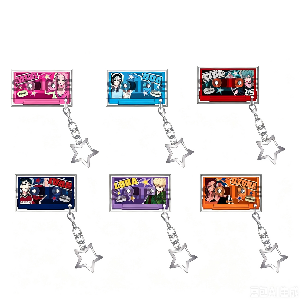 【Pre-Order】Alien Stage - Find Your Plus One - Cassette Tape Style Keychain