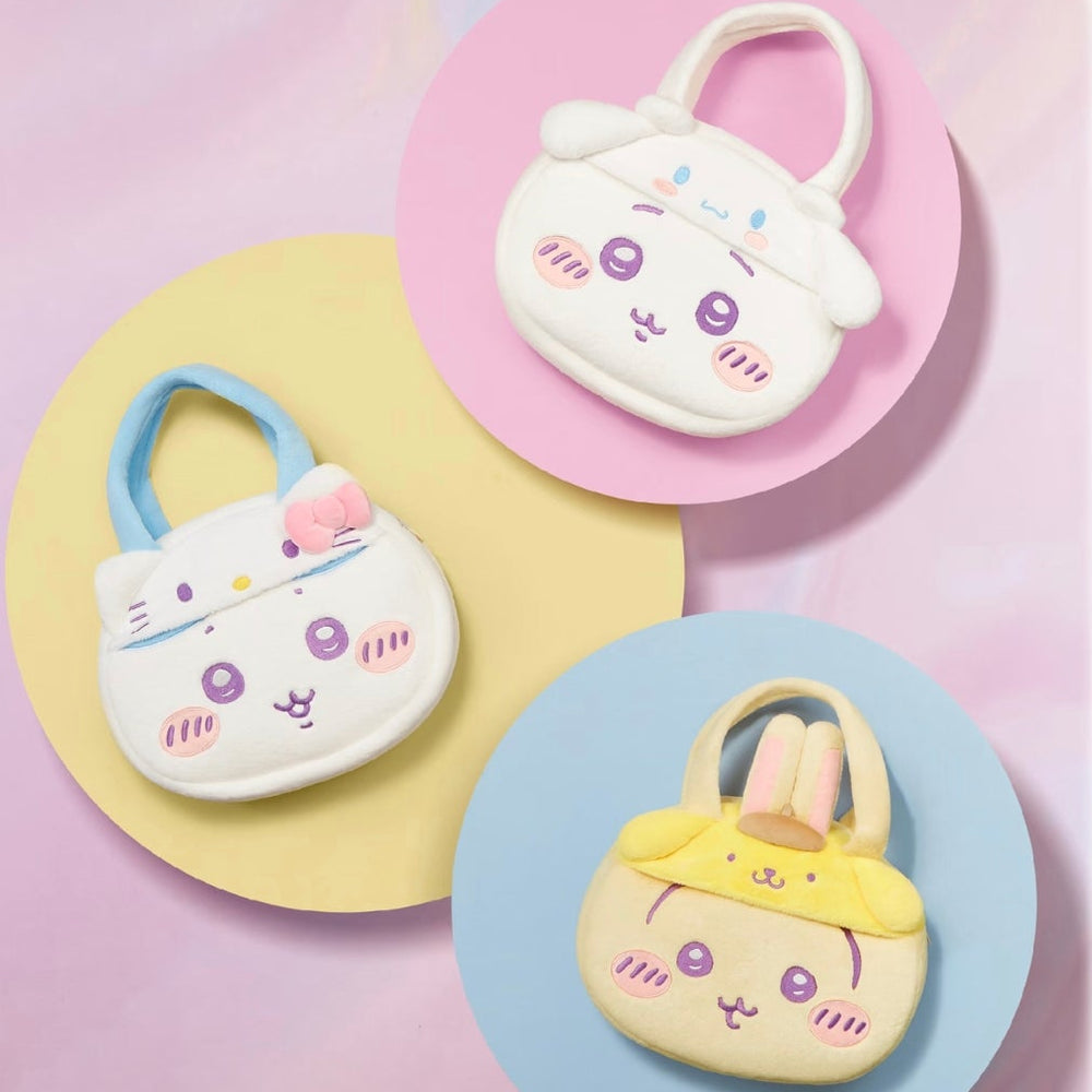 Chiikawa x Sanrio Characters - Handheld Big Head Bag